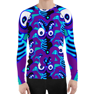 Rashguard pour homme de qualité supérieure, design personnalisé, prix bas, respirant, manches longues, matière douce, vêtement décontracté, élégant, 240GSM - Product Image 1