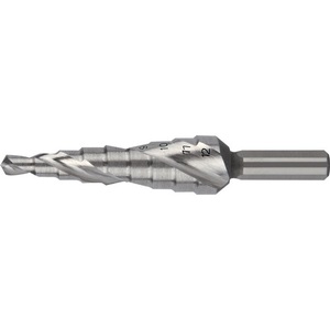 Foret étagé spiralé RUKO HSS-Co5, gamme de perçage 4-12 mm, 2 lames, 9 étapes - Product Image 1