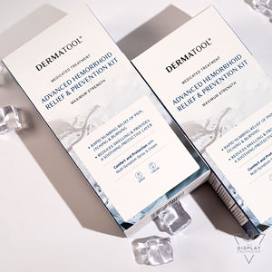 Caja de papel plegable biodegradable personalizada para el cuidado de la piel y la medicación Embalaje con logotipo impreso para barras de jabón y bolígrafo luminoso - Product Image 1