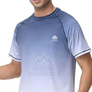 Ropa de Compresión para Hombre, Camiseta de Protección Solar Personalizada para Venta al por Mayor, Camiseta de Protección Solar de Secado Rápido de la Mejor Calidad - Product Image 6