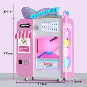 Máquina Expendedora de Algodón de Azúcar Automática Nueva con Certificación CE, con 5 Años de Garantía, Precios Bajos Directos de Fábrica - Product Image 1