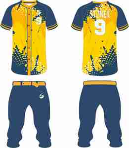 Uniforme de baseball le plus vendu pour hommes, vêtements de sport personnalisés avec logo de l'équipe, tailles pour adultes - Product Image 6