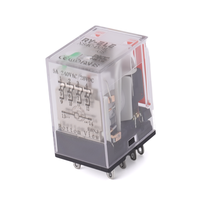 Relais électromagnétique miniature RY-ELE XS4C-D24L 5A DC 24V 14 broches 4PDT à usage général avec LED scellé