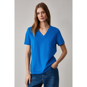 GRIMELANGE ALINE Camiseta de cuello en V profundo 100% algodón orgánico para mujer, ajuste cómodo - Product Image 2