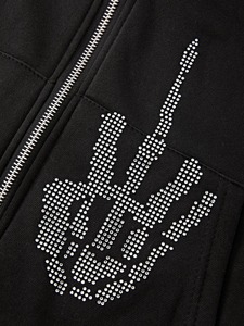 Vente en gros de sweat à capuche avec logo zippé de haute qualité et sur mesure pour hommes streetwear de longueur normale sweat à capuche zippé pour hommes - Product Image 6