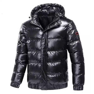High Quality Men's Outwear <b>Hooded</b> Custom Warm Thick Outdoor Winter Coat Quilted Sublimation <b>Padded</b> Puffer <b>Jacket</b> for man - Product Image 2