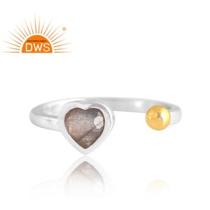 Anillo de piedras preciosas de labradorita Natural de plata de ley más vendido, joyería personalizada para mujer, regalo para ella - Product Image 3
