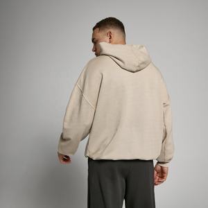 2026 vente en gros 420 Gsm lavage à l'acide coton polaire sweat à capuche surdimensionné goutte épaule coupe ample en détresse français éponge hommes sweats à capuche - Product Image 2