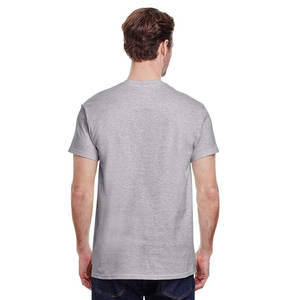 T-shirt uni doux 100% coton pour hommes Vente d'été T-shirts de qualité supérieure - Product Image 3