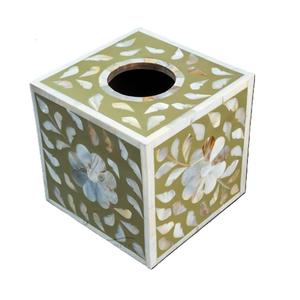 Antique Style Mother of Pearl Inlay <b>Tissue</b> <b>Paper</b> Box Wholesale Decorative Handmade Mother of Pearl <b>Tissue</b> Box for Living Room - Product Image 4