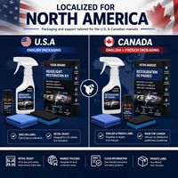 Kit de Restauration de Phares OEM à Marque Privée, Emballage Personnalisé pour les Marques Américaines et Canadiennes de Produits d'Entretien Automobile