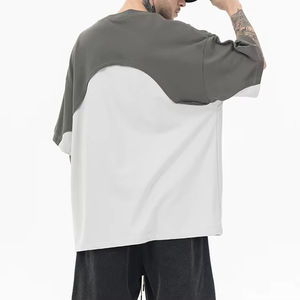 T-shirt en coton pur 280 g/m² effet délavé Monkey Wash, coupe ample, avec points contrastants, imprimé numérique personnalisé – Vente en gros - Product Image 5