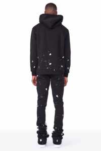 ชุดเสื้อมีฮู้ดลายฮิปฮอปกระพิมพ์ลายสตรีทแวร์ไซส์ใหญ่พิเศษสำหรับผู้ชาย - Product Image 2