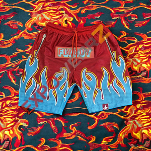 Short d'été pour hommes personnalisable de haute qualité avec motif Paisley sublimé Matériau en maille à séchage rapide Poches zippées en soie - Product Image 1