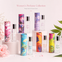 Parfum haut de gamme pour femme en coffret cylindrique, fragrance légère longue durée, agrumes, fleur d'oranger, freesia