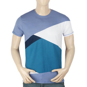 T-shirts unisexes personnalisés de super qualité, col rond coupe ajustée avec coton peigné et fibre de bambou pour hommes - Product Image 6