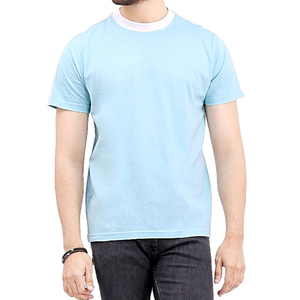 Camisetas de algodón 100% transpirables para hombre hechas en fábrica La mejor ropa de verano Precio al por mayor Hecho en Pakistán - Product Image 2