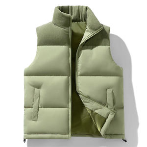 Chaleco de invierno para hombre, chaleco exterior con forro polar, chaqueta cálida sin mangas - Product Image 5