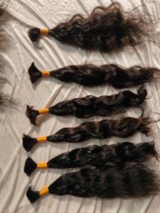 Virgin 50g Un weft Human <b>Hair</b> <b>Braiding</b> <b>Extensions</b> Deep Wave Bulk Human <b>Hair</b> Bundles for <b>Braiding</b> Wet and Wavy Unprocessed - Product Image 5