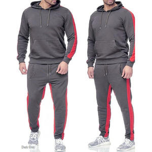 Mejor diseño Unisex chándal de invierno 100% algodón tela de secado rápido chándal de dos piezas con cremallera nuevo servicio OEM trajes de jogging para - Product Image 1