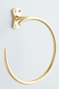 Top Selling Durable Metal Wall-Mounted Gold-Plated Towel Holder for Home Hotel or Villa's Bathroom or <b>Kitchen</b> <b>Storage</b> <b>Racks</b> - Product Image 5