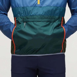 Chaqueta Deportiva Cortavientos de Moda para Hombre, Chaqueta Cortavientos de Nailon Brillante, Holgada, de Corte Amplio, con Media Cremallera - Product Image 5