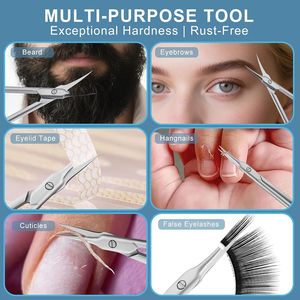 Tijeras Profesionales para Cutículas de Acero Inoxidable de Grado Quirúrgico para un Corte Preciso, Diseño de Calidad de Salón para Manicura y Pedicura - Product Image 6