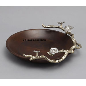 Bol de stockage de fruits alimentaires de bonne qualité pour vaisselle utilisation dans la cuisine bol de service de soupe à salade en bois - Product Image 6