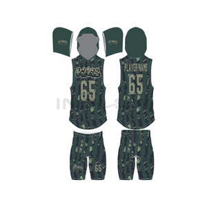 Venta al por mayor personalizado 7v7 fútbol con capucha Jersey de secado rápido duradero para equipo de práctica de invierno 7v7 bandera camisetas de fútbol - Product Image 2