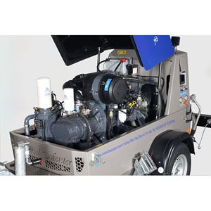 Pompe à béton diesel Mortel Meister MM5200RBS, machine à bétonnière, convoyeur le plus rapide, grattoir à béton, moteur principal, 1 an, haute efficacité - Product Image 2