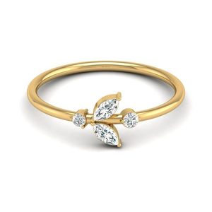 Avarta Jewellery Yellow Gold Stack Lab Grown Diamond Ring Band - Product Image 2