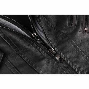 แจ็คเก็ตหนังผู้ชายแฟชั่น คอตั้ง สำหรับฤดูหนาว ปี 2026 ราคาถูก บริการ OEM ผลิตจากหนังแท้ 100% ผลิตในปากีสถาน - Product Image 6