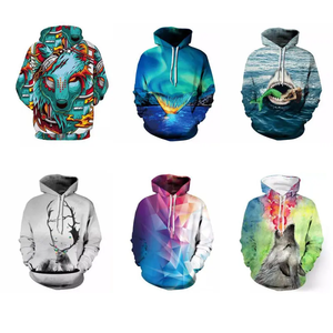 Sweat à capuche personnalisé à sublimation en polyester de grande taille à offrir Pulls à capuche imprimés sur toute la surface Sweats à capuche vierges pour hommes - Product Image 2