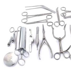 Ensemble d'Examen de 16 Pièces, Instruments Chirurgicaux pour l'Oreille, le Nez et la Gorge, Instruments Manuels Autoclavables en Acier Inoxydable, Vétérinaire - Product Image 2