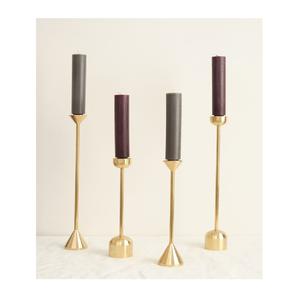 Bougeoirs pilier en fer coulé ensemble trois pièces personnalisées en métal bureau bougeoir de table support anti-dérapant vente supérieure - Product Image 6