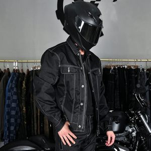 Veste de moto imperméable pour homme, armure en silicium CE, équipement de cyclisme, veste de motocross, veste de course - Product Image 2