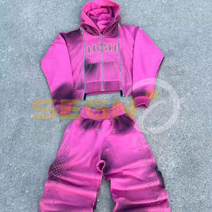 Hecho en el mejor material Sunfade Chándal piedra con diamantes de imitación Mangas largas Chándales Sunfade de moda - Product Image 5