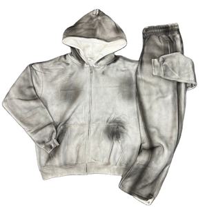 Chaqueta de Invierno Azul Marino con Cierre, Diseño Desgastado con Pedrería, Lavado Ácido, para Hombre, Transpirable y de Secado Rápido, Nueva, de Calidad, Precio Razonable - Product Image 3