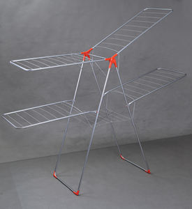 Séchoir à linge pliable Massima Mega Butterfly en acier à double niveau, écologique et robuste, pour usage intérieur/extérieur et salle de bain - Product Image 1