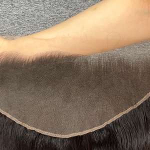 Cabello humano mujeres venta al por mayor brasileño virgen pelo encaje frente peluca para negro transparente DHL VIP - Product Image 2