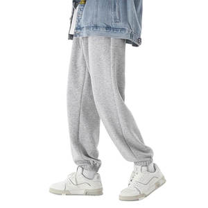 Pantalones holgados para hombre para uso diario informal con tela suave y piernas anchas, pantalones holgados para hombre - Product Image 1