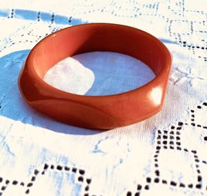 Handmade Navy Blue Acrylic Resin Bracelet Vintage Retro Modern Indian Jewelry Design Irregular <b>Angel</b> for Christmas <b>Gifts</b> DIY - Product Image 3