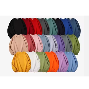 Sweat-shirt à manches longues personnalisé pour hommes, couleur unie, style décontracté pour la saison d'automne, approvisionnement OEM - Product Image 1