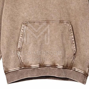 Best Price Trendy Acid <b>Wash</b> Hoodies Fashion High Manufacturer Plain Dyed <b>for</b> Winter Season Online <b>Sale</b> - Product Image 5