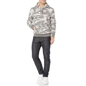 Venta al por mayor 100% algodón hombres pulóver con capucha Super calidad con mangas completas Color sólido tela polar venta superior - Product Image 1