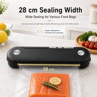 60kPa 110W 28cm 3.3L/min 86C Steam scellage multi-sacs cuisine alimentaire machine sous vide soudeuse emballage alimentaire