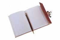 Hocus Pocus Book Of Spell Cuero genuino Deckle Edge Paper Third Eye Grimoire Journal Vintage Book Of Shadows Notebook o diario