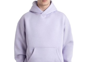 Sudadera con Capucha de Felpa 100% Algodón para Hombre, 280 GSM, Estilo Vintage, Casual, con Bolsillo y Estampado por Transferencia Térmica, Nueva Colección al por Mayor - Product Image 2