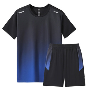 Ensemble chemise et short imprimés bon marché pour hommes OEM respirant Rhinestone - Product Image 3