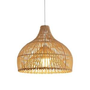 Lámpara de techo de ratán personalizable que admite varias formas y acabados para mejorar la decoración interior - Product Image 5